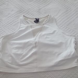 Betsey Johnson White Sports Bra